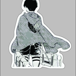 sticker attack on titan levi 4