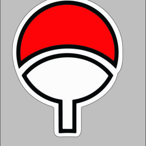sticker naruto uchiha logo 2