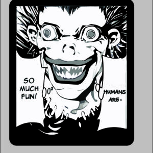 sticker death note ryuk