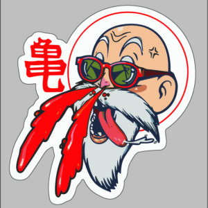 sticker Dragon ball kame sennin 2