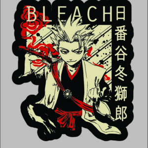 sticker Bleach Toshiro
