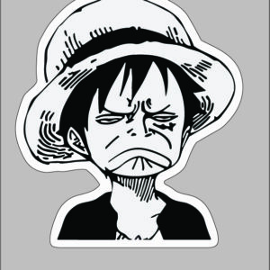 sticker one piece luffy 2