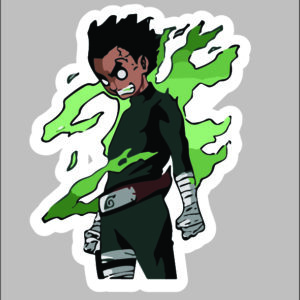 sticker naruto rock lee