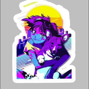 sticker Urban vibes city