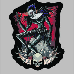 sticker death note ryuk 2