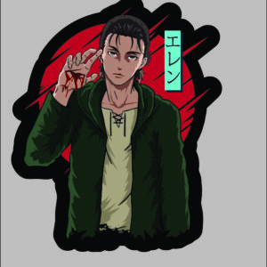 sticker Attack on titan Eren