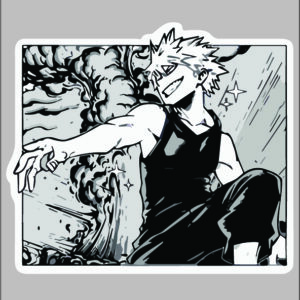 sticker my hero academia bakugo