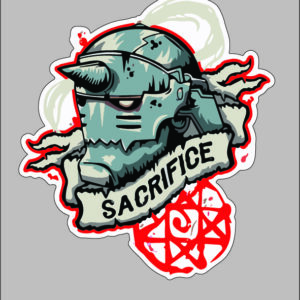 sticker Full metal alchemist alphonse elric