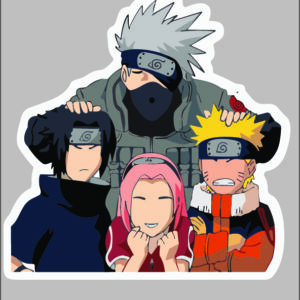 sticker naruto characters