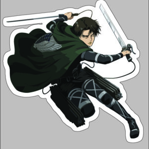 sticker attack on titan levi 2