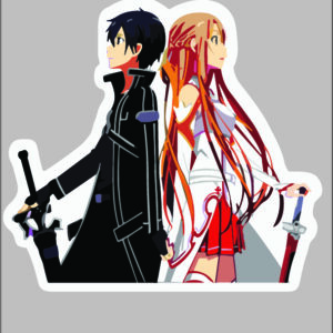 sticker sword art online kazuto/asuna