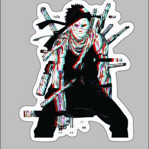 sticker one piece zoro