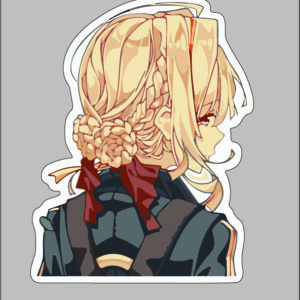 sticker violet evergarden character