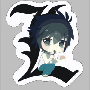 sticker death note L icon