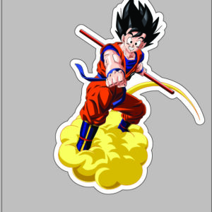 sticker dragon ball goku