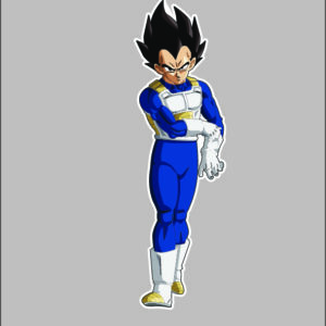 sticker dragon ball vegeta