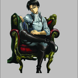 sticker attack on titan levi 3