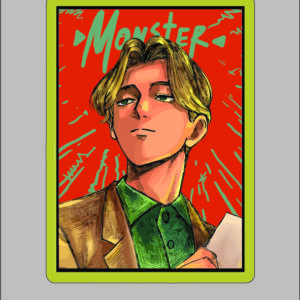 sticker monster johan