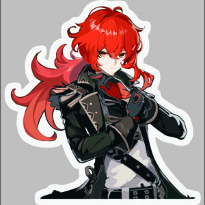 sticker Genshin Impact diluc