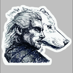 sticker the witcher Geralt of rivia