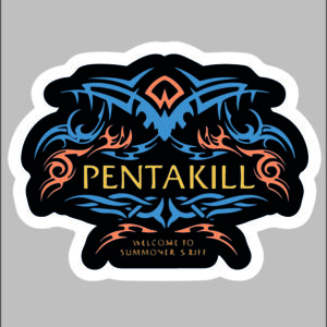 sticker league of legends PENTAKILL