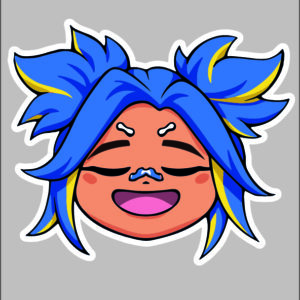 sticker valorant mini neon