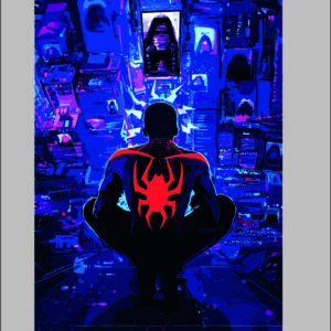 sticker spiderman miles morales 2