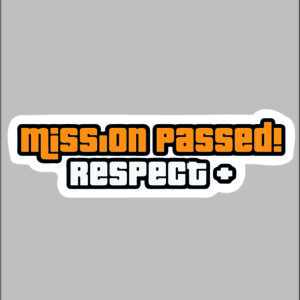 sticker gta san andreas mission passed
