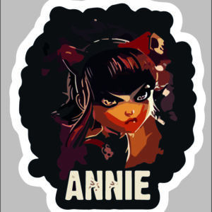 sticker league of legends annie
