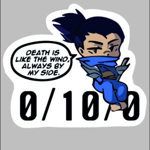 sticker league of legends ALWAYS BY HIS SIDE!!!!!!!!