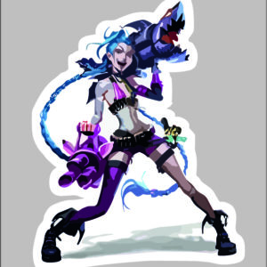 sticker league of legends jinx 2