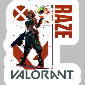 sticker valorant raze