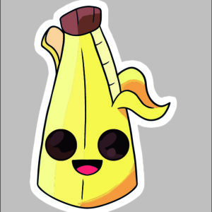 sticker fortnite banana skin
