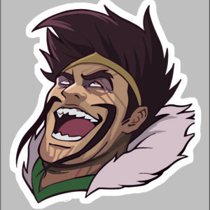 sticker league of legends draven