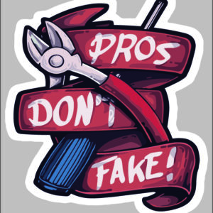sticker pros don’t fake