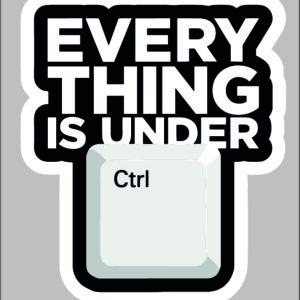 sticker everything is under control