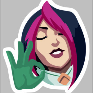 sticker league of legends fiora emote