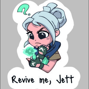sticker valorant mini jett