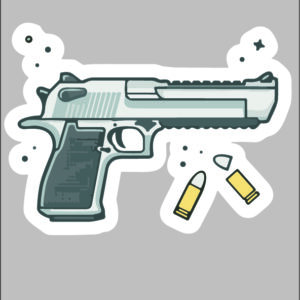 sticker cs desert eagle