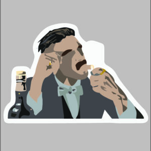 sticker peaky blinders icon
