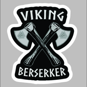 sticker viking berserker icon