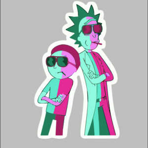 sticker rick and morty  icon