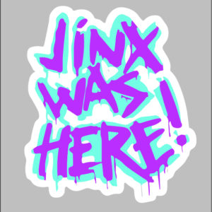 sticker arcane jinx is here icon
