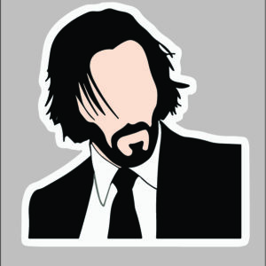 sticker jhon wick 2
