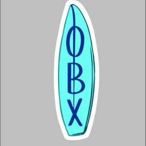 sticker outer banks art