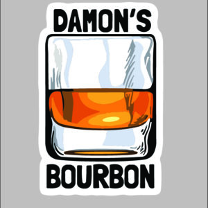 sticker bourbon
