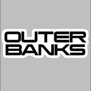sticker outer banks icon