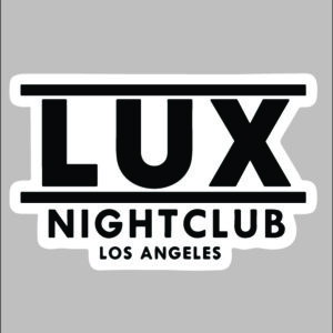 sticker lux night club icon