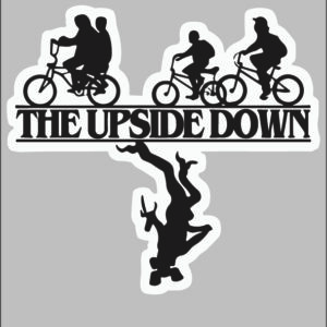 sticker stranger things upside down
