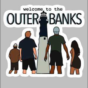sticker outer banks icon 3